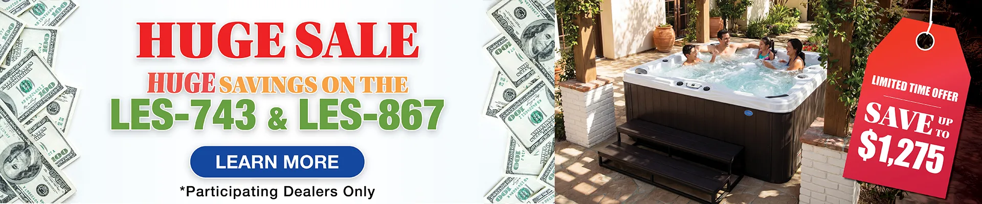 Calspas hot tub being used in a family setting - Rocky Mountain